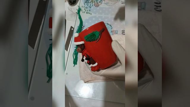 #МК по созданию веточки ели из полимерной глины. Часть 2