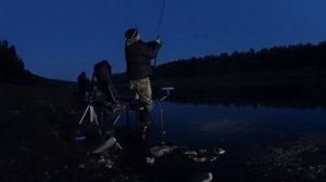 Трофейный лещ 1615 рыбалка на фидер, тест фонаря девольт с зонтом аргентум как отражатель света