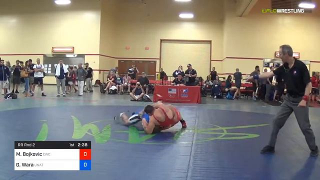 2018 Marine Corps US Open/Masters A Greco Roman 100 RR Rnd 2 - Marko Bojkovic (CWC) Vs. Garth Wara смотреть онлайн