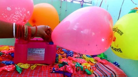 Balloon Blow Out To Pop // Pop Balon by Balloon Blow Machine