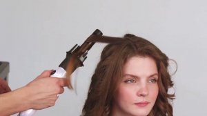 Как быстро  сделать красивые локоны стайлером harizma?