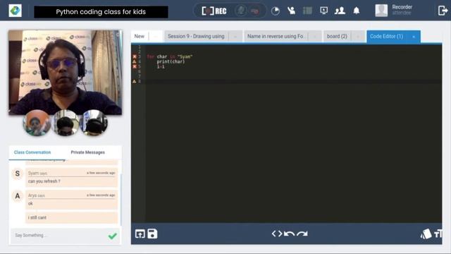 Python coding class for kids