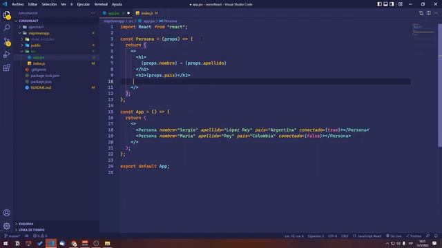 CURSO REACTJS - PROPS