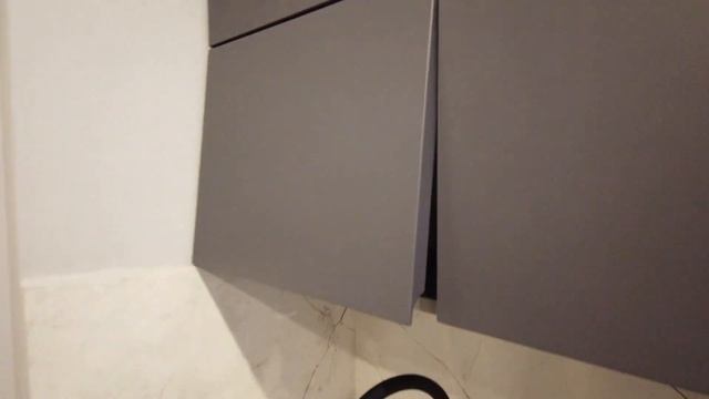 Кухня прямая 3м Эмаль серый матовый смотреть онлайн