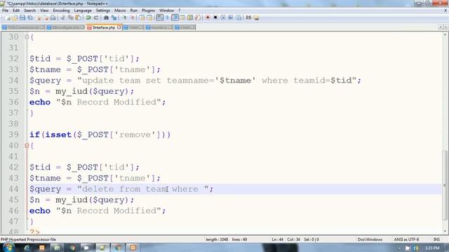 PHP with MySQL By Pankaj Panjwani(Delete Table Data)[In Hindi] смотреть онлайн