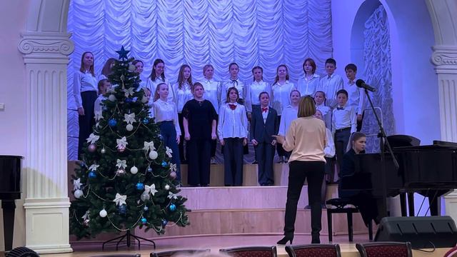 «Радуйся, ликуй, Вифлеем» С.Смольянинов /хор 4-8 классов/#новогоднийконцерт #вифлеем #рождество