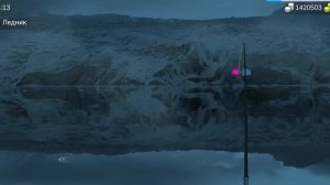 Полосатая зубатка my fishing world.  Крючок от 2,4 и выше