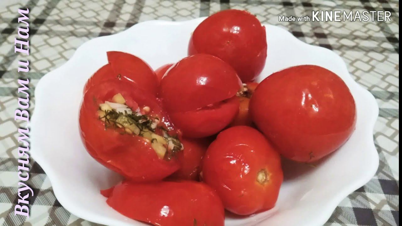 ЛЮБИМАЯ ЗАКУСКА - ПОМИДОРЫ "АРМЯНЧИКИ"//FAVORITE SNACK-TOMATOES " ARMENIAN"