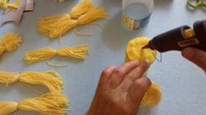 Собачка из ниток