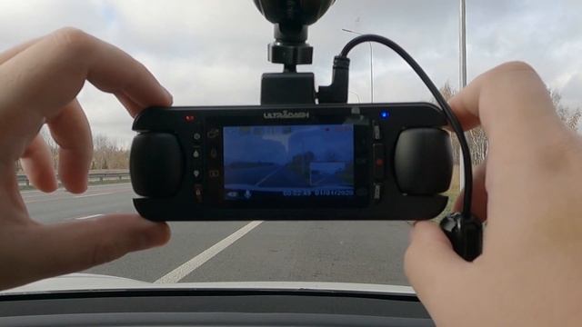 Обзор видеорегистратора Cansonic ULTRADASH Z3 с двумя камерами и телеобъективом смотреть онлайн