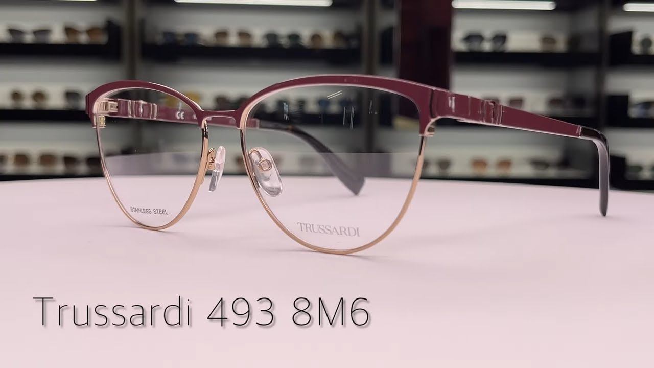 Эксклюзивный обзор: новинки оправ от StockOptika – итальянские Trussardi 493 8M6 для женщин