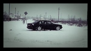 БМВ е34 зима