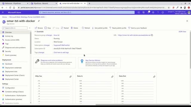 Azure CICD with a docker asp dotnet5 app смотреть онлайн