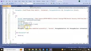 Connect to SQL Server using C++ GUI Windows Form in Visual Studio 2022 (C++ Database Connection)