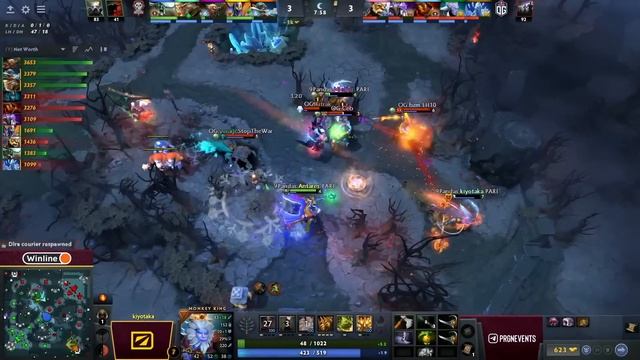 ?БЕЗУМНЫЙ КАМБЕК НА РОВНОМ МЕСТЕ | ПРОСТО ЖЕСТЬ... | 9PANDAS vs OG DreamLeague Season 21