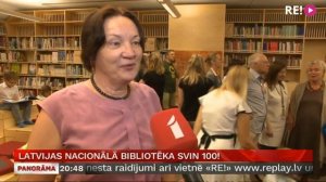 Latvijas Nacionālā bibliotēka svin 100!