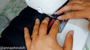 Как сшить карман с листочкой и молнией в шве