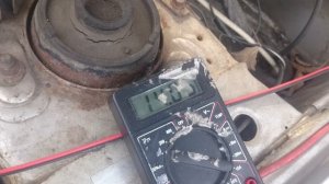 Замер напряжения на новом генераторе