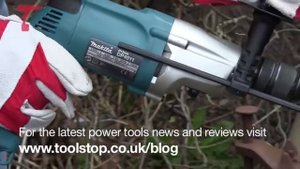 Makita DP4011 Drills Holes in a Metal Bath