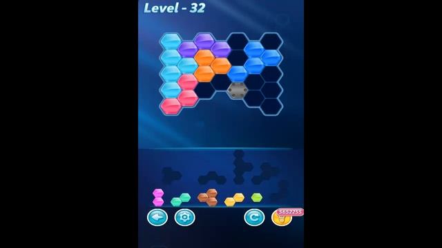 Block! Hexa Puzzle - Premium Hero Level 32 Gameplay смотреть онлайн