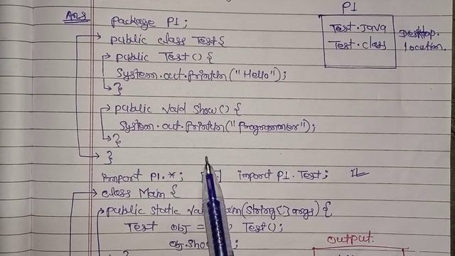 import statement in java|lec-6 | how to use it | class access from package using import statement