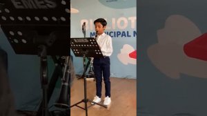 Marcos Paulo 8 años Clarinete