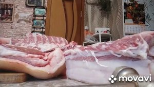 Разделка мяса, свиная лопатка..