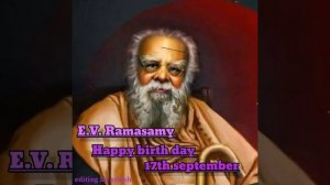 Periyar E.V. Ramasamy  birth day