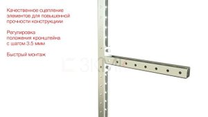 С - образный STRUT профиль от производителя 41х41, 41х21. Страт - монтажная система.