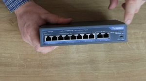 YuanLey PoE Switch 8 Ports PoE 10/100Mbps+2 Ports Uplink 10/100/1000Mbps Review