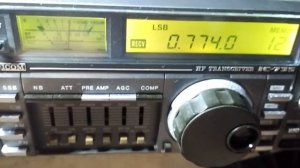 DU1FV Icom IC-735 w stock 2.3kHz IF filter