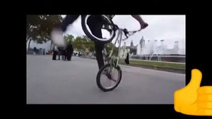 безумные трюки на велике!