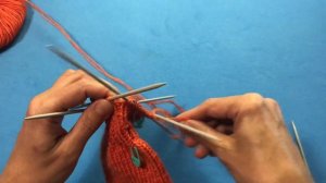 Вязание детского шарфа Лисички