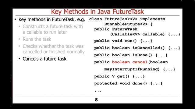 Key Methods in Java FutureTask смотреть онлайн