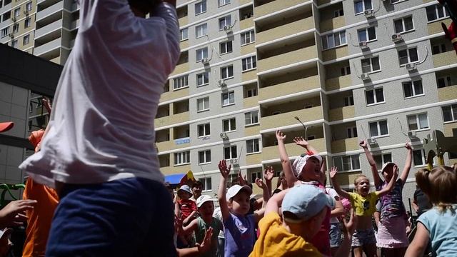 Праздник ко дню защиты детей в жилом комплексе "Славянка", г. Краснодар