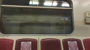 Метропоезд 81-717.5 "Красная стрела", Участок Коммунарка - Ольховая (СЛ)