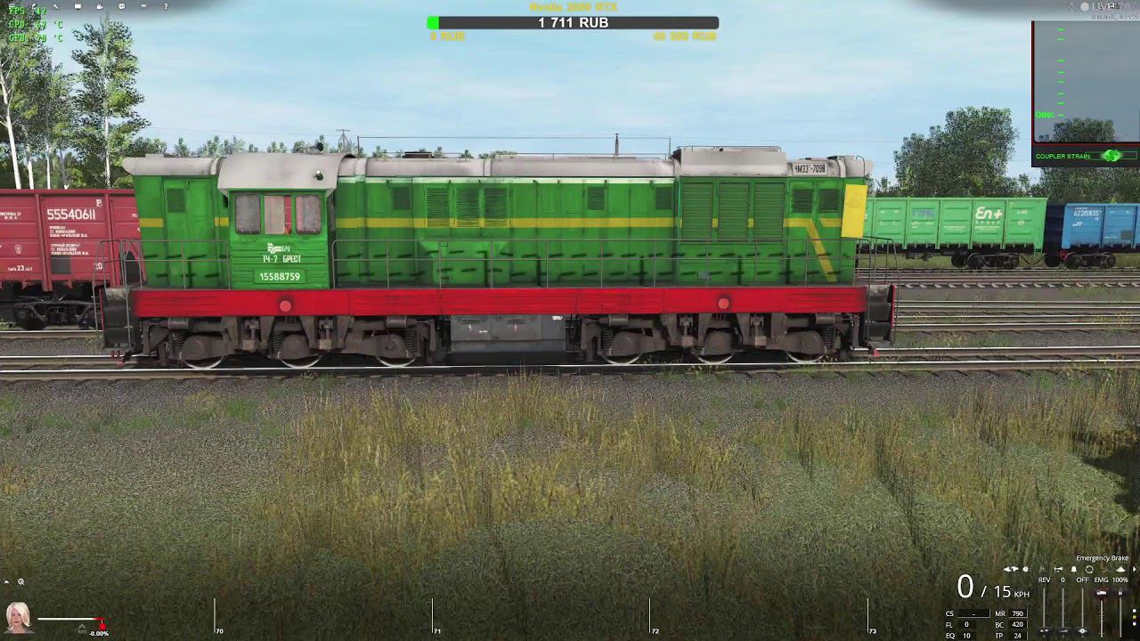 Trainz Railroad Simulator 2022 сценарий "Неисправность пути" смотреть онлайн