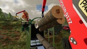 Farming Simulator 22 MAN лесовоз, погрузка бревен