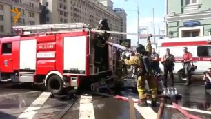 Пожар в московском метро