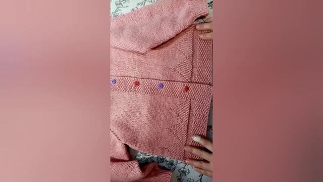 Готовая работа. Кофточка для девочки 5-6 лет.