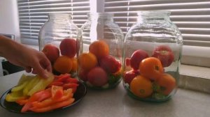 Сладкие помидоры в 3 -ех литровых банках на зиму.