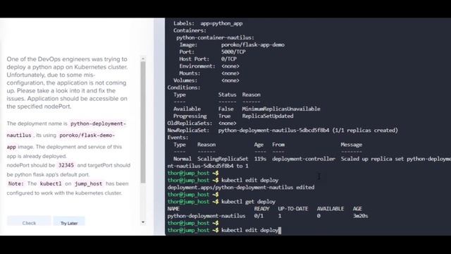 Fix Python App Deployed on Kubernetes Cluster