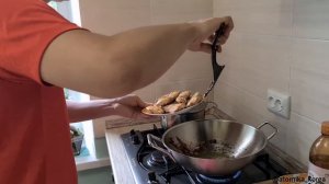 Готовим с Атоми - Кастрюля Вок - Курица с овощами и зеленью рецепт