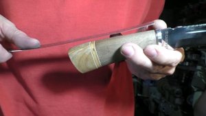 Опыт № 209 нож Сантрек сталь 65Х13 САРО