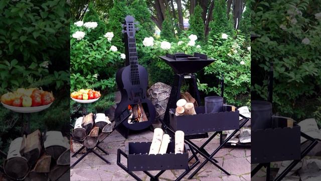 мангал и дровница