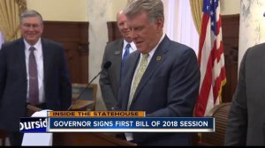 Governor Otter signs first bill of the 2018 Legislative Session