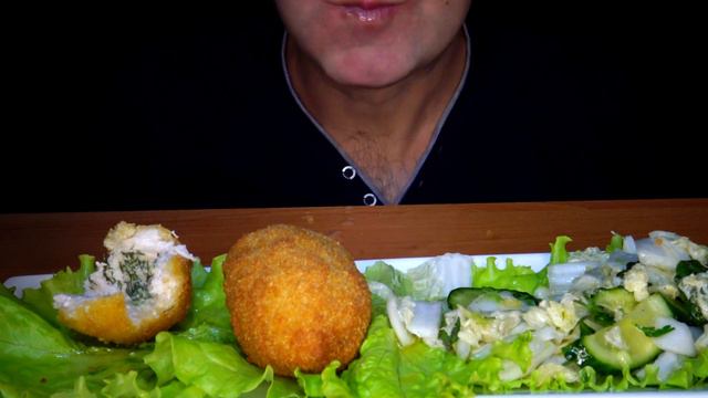 АСМР Котлеты по Киевски Мукбанг & ASMR Kiev cutlets MUKBANG  Eating Show смотреть онлайн