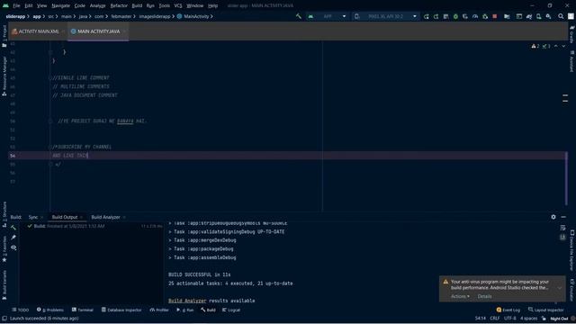 Types Of Comments In Android Studio | In Java | Comments In Java | Android Studio Tutorial |in hind