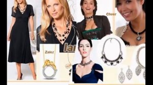 Украшения к черному вечернему платью