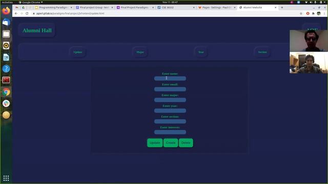 Demo Functionality of Web Client - Programming Paradigms Final Project смотреть онлайн